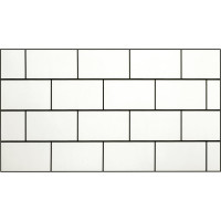 Самоклеящаяся ПВХ плитка LAKO (белый кирпич; 17 шт.; 3.06 кв.м) LKD-PH007