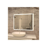 Зеркало MIXLINE "Минио-2" 1000х800 (ШВ) сенсорный выключатель, светодиодная подсветка + подогрев 547050