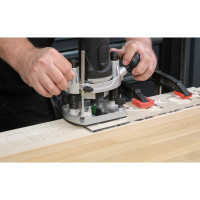 Шаблон пластиковый прозрачный для фрезерования букв высотой 57 мм, 4 пластины TREND TEMP/LUC/57