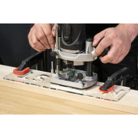 Шаблон пластиковый прозрачный для фрезерования букв высотой 57 мм, 4 пластины TREND TEMP/LUC/57