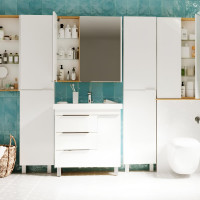Зеркальный шкаф 1Marka Gaula 60 2д. White У92511