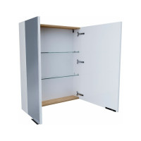 Зеркальный шкаф 1Marka Gaula 60 2д. White У92511