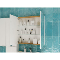 Зеркальный шкаф 1Marka Gaula 60 2д. White У92511