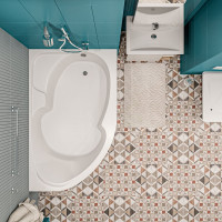 Акриловая ванна 1Marka "DIANA" 150x90, асимметричная правая 01ди1590п