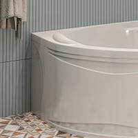 Акриловая ванна 1Marka "DIANA" 150x90, асимметричная правая 01ди1590п