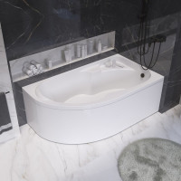 Акриловая ванна 1Marka "DIANA" 150x90, асимметричная правая 01ди1590п