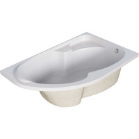 Акриловая ванна 1Marka "DIANA" 150x90, асимметричная правая 01ди1590п