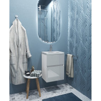 Тумба с раковиной Marka One в ванную Bumble 40см подвесная с 1 ящиком Ц0000001481