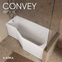 Ванна КОНВЕЙ/CONVEY 1500х750 Marka One П МГ 01кон1575п