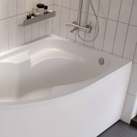 Акриловая ванна 1Marka "DIANA" 150x90, асимметричная правая 01ди1590п