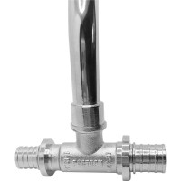 Т-образный тройник для подключения радиатора РОСТерм 16х15х20 250 FT161520