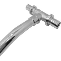 Т-образный тройник для подключения радиатора РОСТерм 20х15х25 250 FT201525