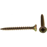 Шуруп для дерева Саморезик 4х35 универсальный потай, желтый цинк, Pz-2 800шт SYZ-4х35-800