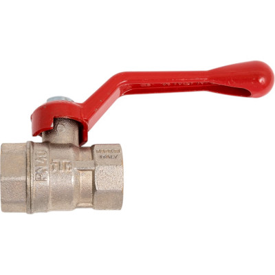 Шаровой кран Tiemme Mistral ВВ, 1/2", красный рычаг 2360010