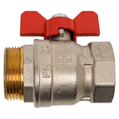 Кран Tiemme НВ 1 1/4, бабочка 2360031