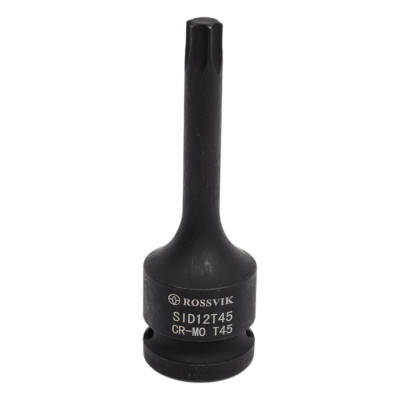 Головка торцевая ударная TORX (T45, 78 мм, 1/2"DR) Rossvik SID12T45
