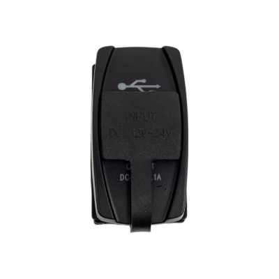 Розетка-USB РИФ 3,1A, дизайн переключатель, с крышкой RIF22-4-1008300