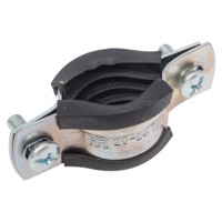 Хомут с гайкой Саморезик оцинк. 20-24, 1/2 DXOM-20/24-1/2