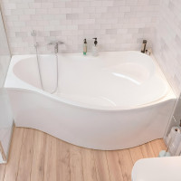 Акриловая ванна Marka One GRACIA 160x95 асимметричная правая белая 01гр1695п