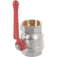 Шаровой кран Tiemme Mistral ВВ, 2", красный рычаг 2360004