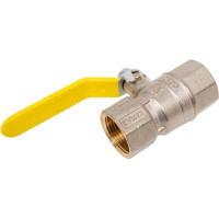 Шаровой кран для газа Tiemme Tornado ВВ, 3/4", желтый рычаг 2390006