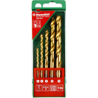 Набор сверл по металлу Flex 202-901 DR №1 (5 шт; 4-10 мм) HAMMER 30782