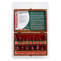 Фрезы набор № 3 Flex 222-006 15 шт HAMMER 58596