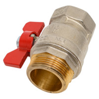 Кран Tiemme НВ 1 1/4, бабочка 2360031