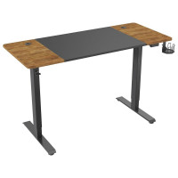 Стол для компьютера Cactus столешница мдф черный дуб антик, каркас черный CS-EDL-BAWD 1658588