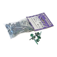 Кровельный саморез крепежная техника зеленый мох 4,8x35, ral 6005 25 шт. 11122