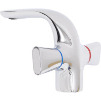 Смеситель для умывальника Gota Rocio с 2-мя рукоятками, крепление гайка G071010 Palma 1/10 071010-GOTA