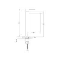 Смеситель для раковины Haiba черный HB11803-7 00304645