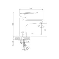 Смеситель для раковины Haiba HB10198 HB10198 00288798 026-5504