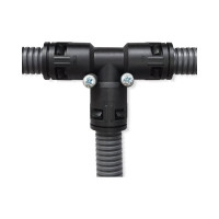 Муфта для гофрированных труб Weyer WQT-PA-21.2/2x21.2G - соединитель тройник WE3400300