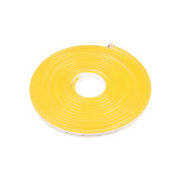 Неоновая светодиодная лента MAKSILED 5м, 6x12мм, 12В, 8Вт/м, 120 led/m, ip33, рез 25мм (силикон), оранжевый, ML-NF-6mm-Orange