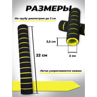 Комплект неопреновых ручек BARFITS 2 шт., желтые 1181160761