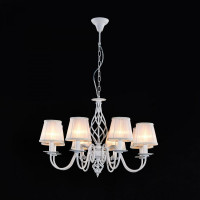 Люстра Citilux Ровена с абажурами Белая CL427180