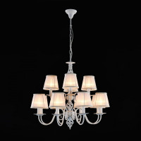 Люстра Citilux Ровена с абажурами Белая CL427220