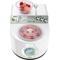 Мороженица с компрессором Nemox GELATISSIMO Excl igreen корпус пластик, цвет белый, газ R290a, чаша нержавеющая сталь, объем 1.7 л 220-240V50-60Hz140W 003A610250R01