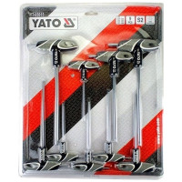 Набор ключей YATO TORX с Т-образной рукояткой, 9 предметов YT-05615