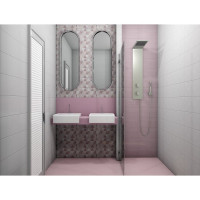 Настенная плитка Belleza Блум 00-00-5-08-01-41-2340 розовый, 1.2 кв.м, 15 шт. СК000034226