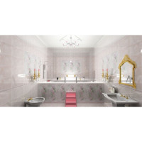 Настенная плитка Belleza Розовый свет 00-00-5-09-01-41-355 темно-розовая, 1.5 кв.м, 15 шт. СК000039459