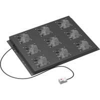 Потолочный модуль 9 вентиляторов с термостатом для крыши напольных 19" it-корпусов дкс серии cqe шириной 800мм, ral9005 DKC R5VSIT8009FTB