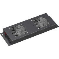 Потолочный модуль DKC 2 вентилятора для крыши навесных и напольных 19" it-корпусов дкс серии sti/cqe шириной 600мм, ral9005 R5VSIT6002FB