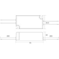 Блок питания AcTEC 5-15В, 10Вт, ip65, 0.7А, 70x34.5x22мм Q6-700mA-10W