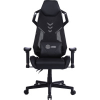 Игровое кресло CACTUS CS-CHR-090BL черный, экокожа/сетка, крестовина нейлон 1660825
