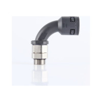 Муфта для гофрированных труб Weyer WQBWPT-M20G/AD21.2 - коннектор поворотный на 90 градусов, с металлической муфтой, нар. M20x1.5, WE6400100