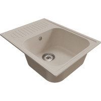 Мойка MIXLINE ml-gm18 с крылом, белая (331), 640x490x190 мм new 551974