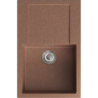 Мойка MIXLINE ml-gm31 с крылом, терракотовая (307), 770x500x190 мм new 552188