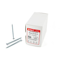 Универсальный саморез Квадра 5x90 белый, потайная голова, цинк, кop. 200 шт. 503090020001